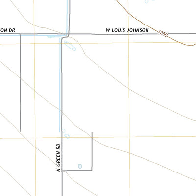 United States Geological Survey Antelope Peak NE, AZ (2021, 24000-Scale) digital map