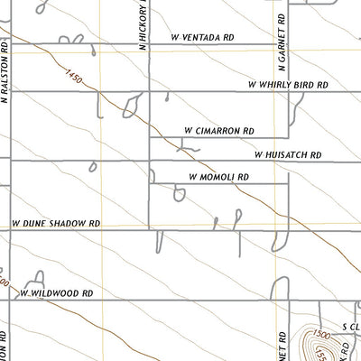 United States Geological Survey Antelope Peak NE, AZ (2021, 24000-Scale) digital map