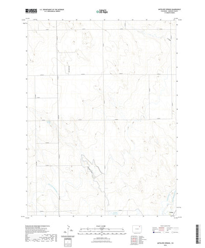 United States Geological Survey Antelope Springs, CO (2022, 24000-Scale) digital map