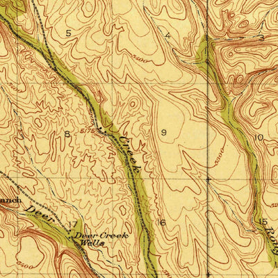 United States Geological Survey Antelope Wells, NM (1919, 62500-Scale) digital map