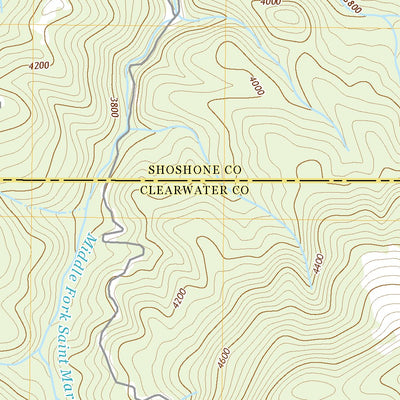 United States Geological Survey Anthony Peak, ID (2020, 24000-Scale) digital map
