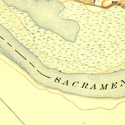 United States Geological Survey Antioch North, CA (1918, 31680-Scale) digital map