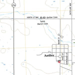 United States Geological Survey Antler, ND (2020, 24000-Scale) digital map