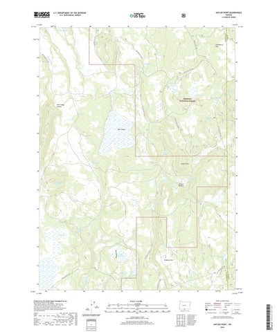 United States Geological Survey Antler Point, OR (2020, 24000-Scale) digital map