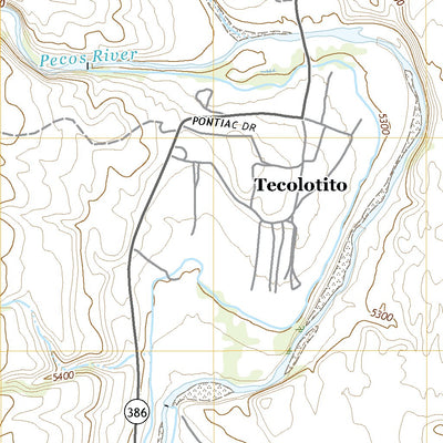 United States Geological Survey Anton Chico, NM (2020, 24000-Scale) digital map