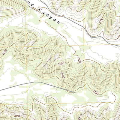 United States Geological Survey Antone Canyon, TX (2022, 24000-Scale) digital map