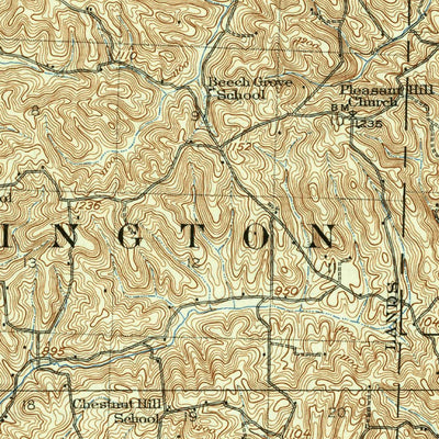 United States Geological Survey Antrim, OH (1911, 62500-Scale) digital map