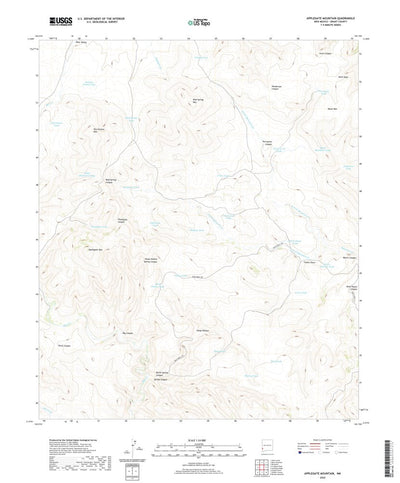 United States Geological Survey Applegate Mountain, NM (2020, 24000-Scale) digital map