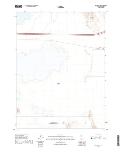 United States Geological Survey Aragonite NW, UT (2020, 24000-Scale) digital map