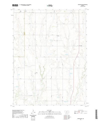 United States Geological Survey Arapahoe NW, NE (2021, 24000-Scale) digital map