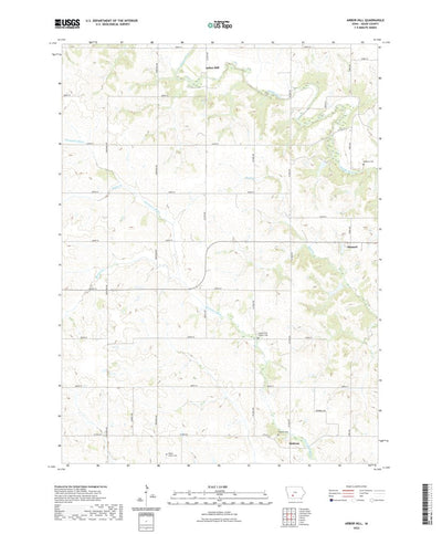 United States Geological Survey Arbor Hill, IA (2022, 24000-Scale) digital map
