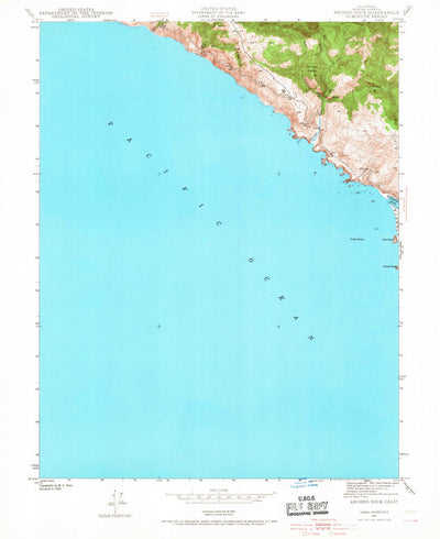 United States Geological Survey Arched Rock, CA (1942, 24000-Scale) digital map