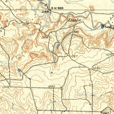 United States Geological Survey Archer City, TX (1931, 62500-Scale) digital map