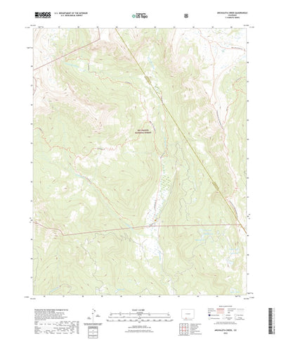 United States Geological Survey Archuleta Creek, CO (2022, 24000-Scale) digital map
