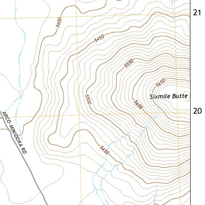 United States Geological Survey Arco South, ID (2020, 24000-Scale) digital map
