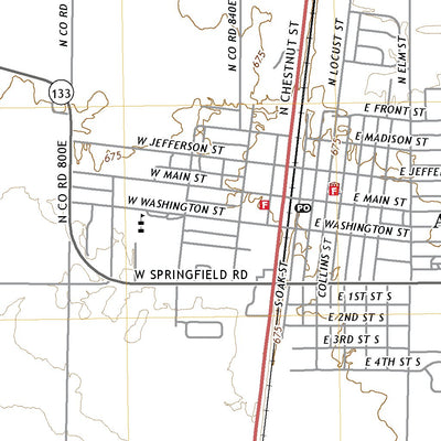 United States Geological Survey Arcola, IL (2021, 24000-Scale) digital map