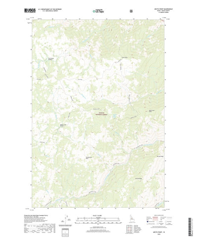 United States Geological Survey Arctic Point, ID (2020, 24000-Scale) digital map