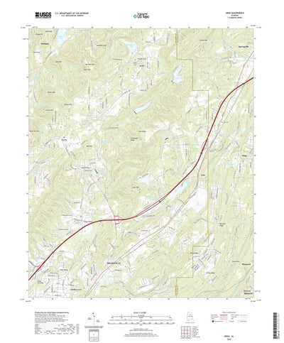 United States Geological Survey Argo, AL (2020, 24000-Scale) digital map