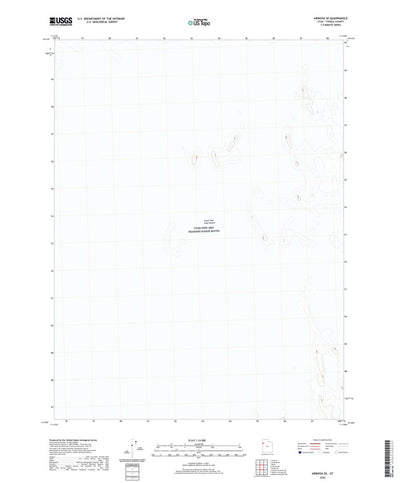 United States Geological Survey Arinosa SE, UT (2020, 24000-Scale) digital map