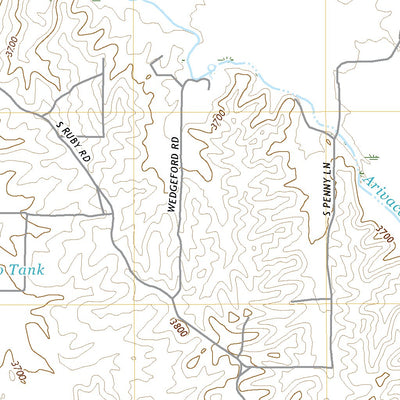 United States Geological Survey Arivaca, AZ (2021, 24000-Scale) digital map