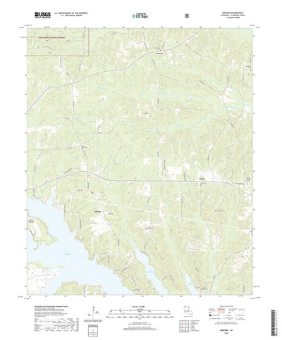 United States Geological Survey Arizona, LA (2020, 24000-Scale) digital map
