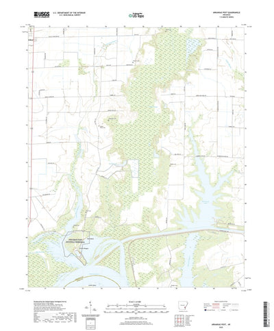 United States Geological Survey Arkansas Post, AR (2020, 24000-Scale) digital map
