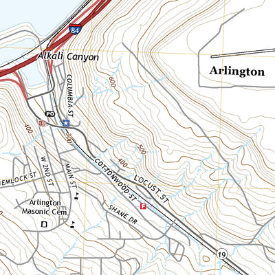 United States Geological Survey Arlington, OR (2020, 24000-Scale) digital map