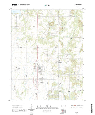 United States Geological Survey Arma, KS (2022, 24000-Scale) digital map