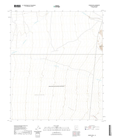 United States Geological Survey Armenta Well, AZ (2021, 24000-Scale) digital map