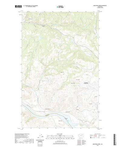 United States Geological Survey Armstrong Creek, WA (2020, 24000-Scale) digital map