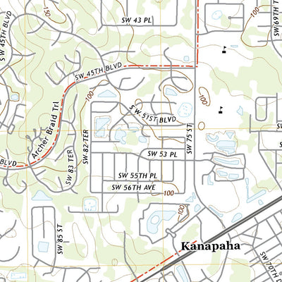 United States Geological Survey Arredondo, FL (2021, 24000-Scale) digital map