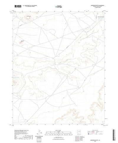United States Geological Survey Arrowhead Butte, AZ (2021, 24000-Scale) digital map