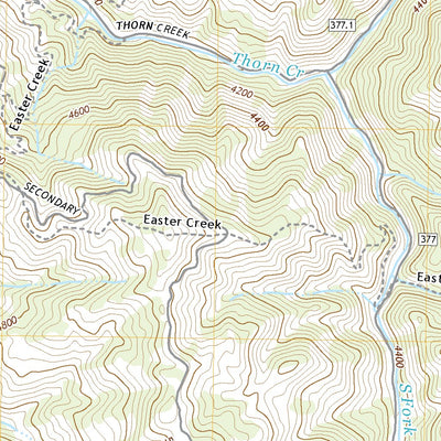 United States Geological Survey Arrowrock Reservoir NE, ID (2020, 24000-Scale) digital map