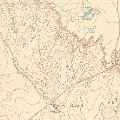United States Geological Survey Arroyo, CO (1891, 125000-Scale) digital map