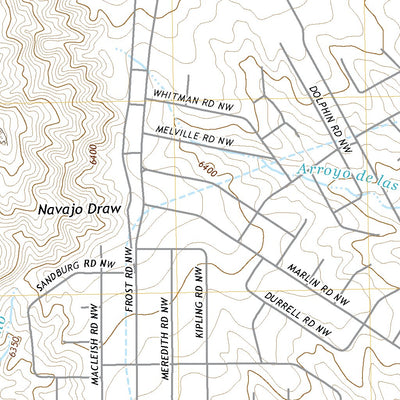 United States Geological Survey Arroyo de las Calabacillas, NM (2020, 24000-Scale) digital map