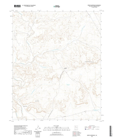 United States Geological Survey Arroyo Empedrado, NM (2020, 24000-Scale) digital map