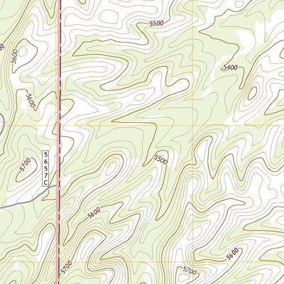 United States Geological Survey Arroyo Serrano West, NM (2020, 24000-Scale) digital map