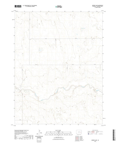 United States Geological Survey Arsenic Lake, CO (2022, 24000-Scale) digital map