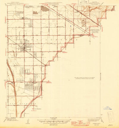United States Geological Survey Artesia, CA (1945, 24000-Scale) digital map