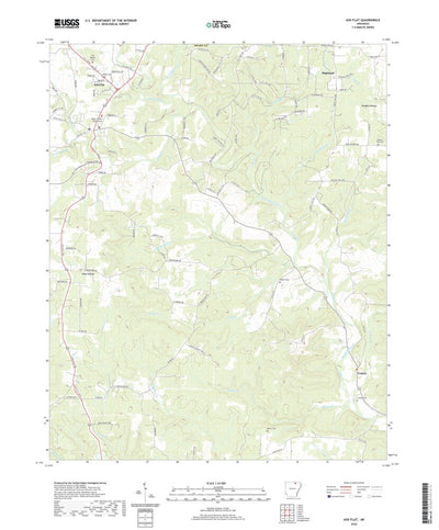 United States Geological Survey Ash Flat, AR (2020, 24000-Scale) digital map