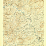 United States Geological Survey Asheville, NC-TN (1894, 125000-Scale) digital map