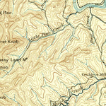 United States Geological Survey Asheville, NC-TN (1894, 125000-Scale) digital map