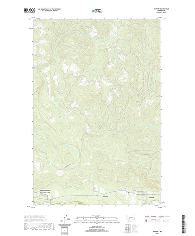 United States Geological Survey Ashford, WA (2020, 24000-Scale) digital map