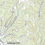 United States Geological Survey Ashland City, TN (2022, 24000-Scale) digital map