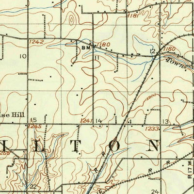United States Geological Survey Ashland, OH (1908, 62500-Scale) digital map
