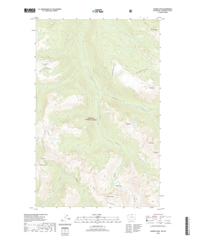 United States Geological Survey Ashnola Pass, WA (2020, 24000-Scale) digital map