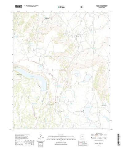 United States Geological Survey Ashurst Lake, AZ (2021, 24000-Scale) digital map