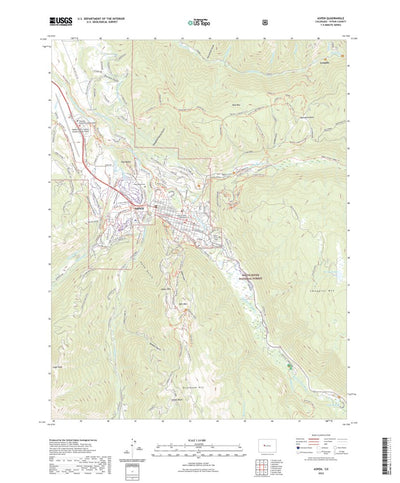 United States Geological Survey Aspen, CO (2022, 24000-Scale) digital map