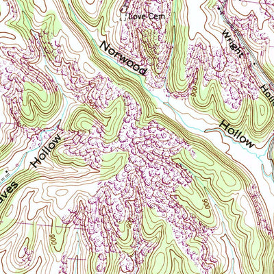 United States Geological Survey Aspen Hill, TN (1948, 24000-Scale) digital map