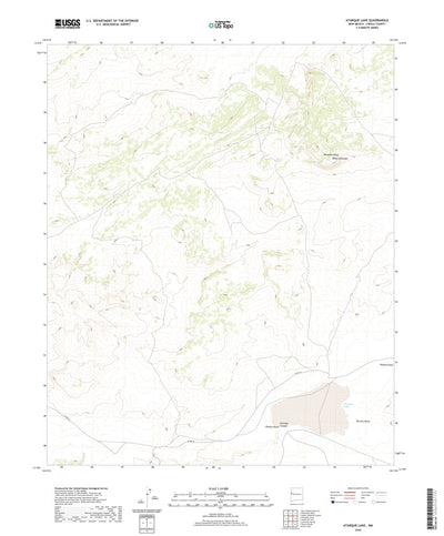 United States Geological Survey Atarque Lake, NM (2020, 24000-Scale) digital map